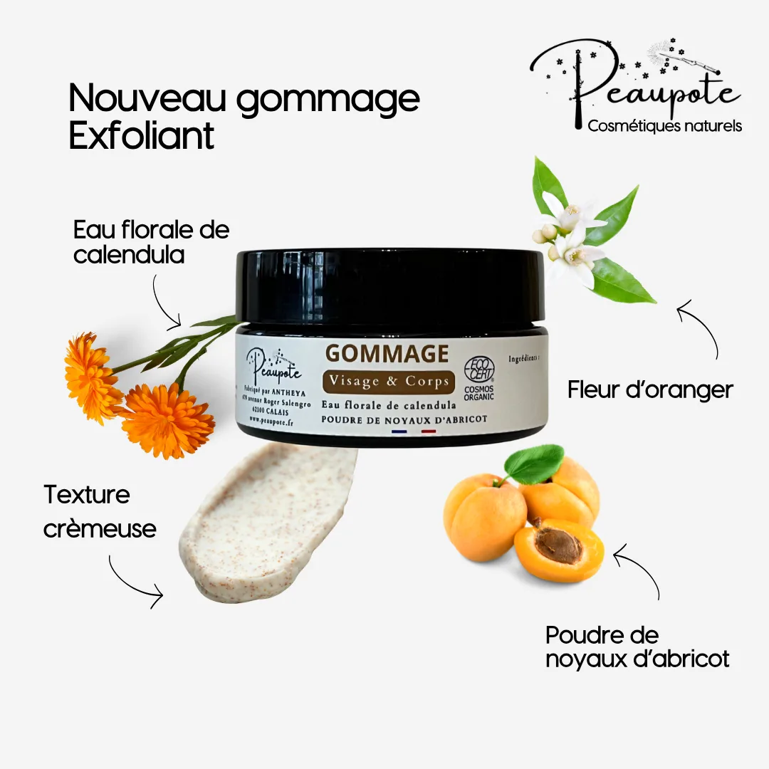Gommage visage & corps certifié bio – Image 2
