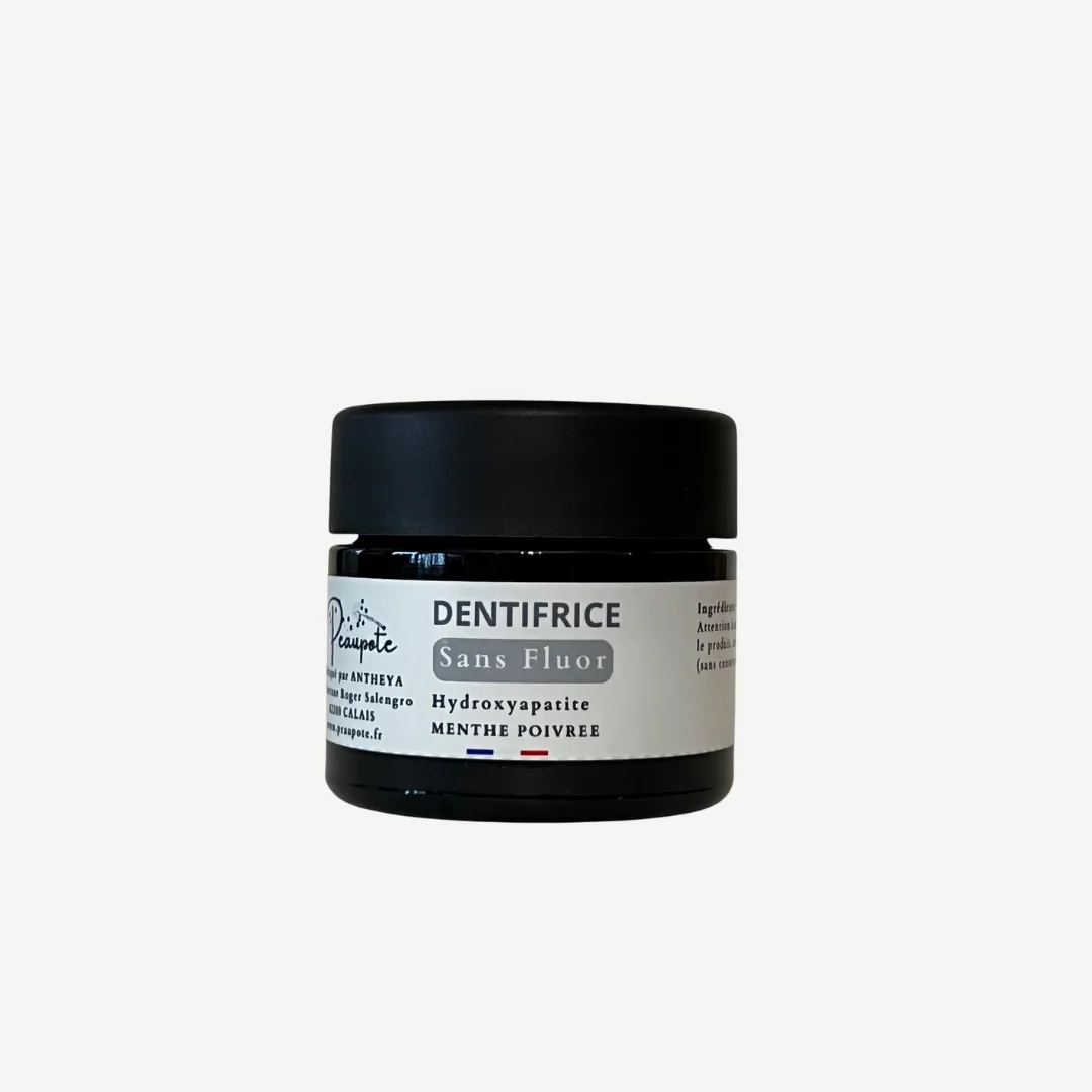 Dentifrice en pâte sans fluor
