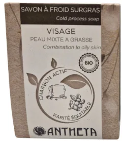 Savon surgras visage au charbon